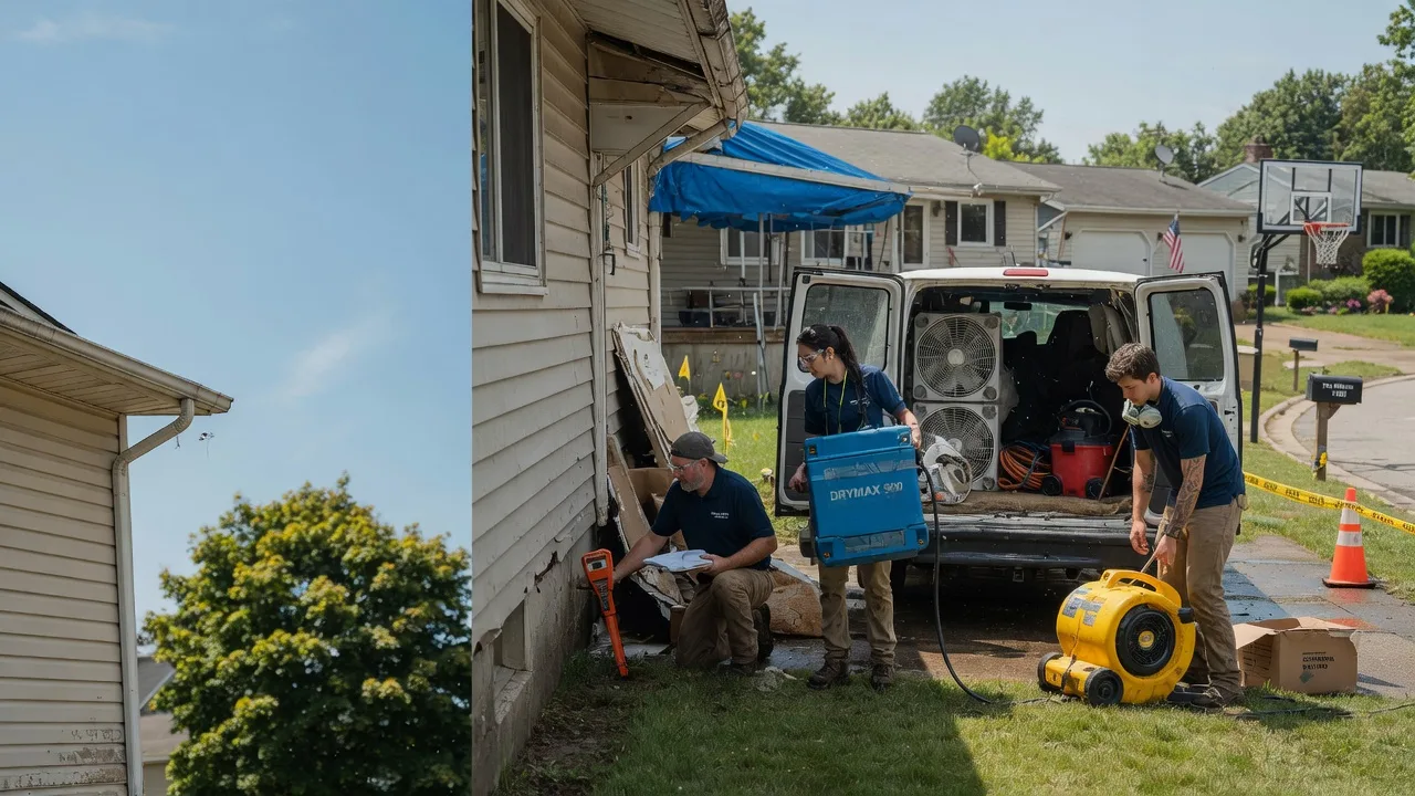 Ceiling Leak Cleanup in Bryant, IN near me